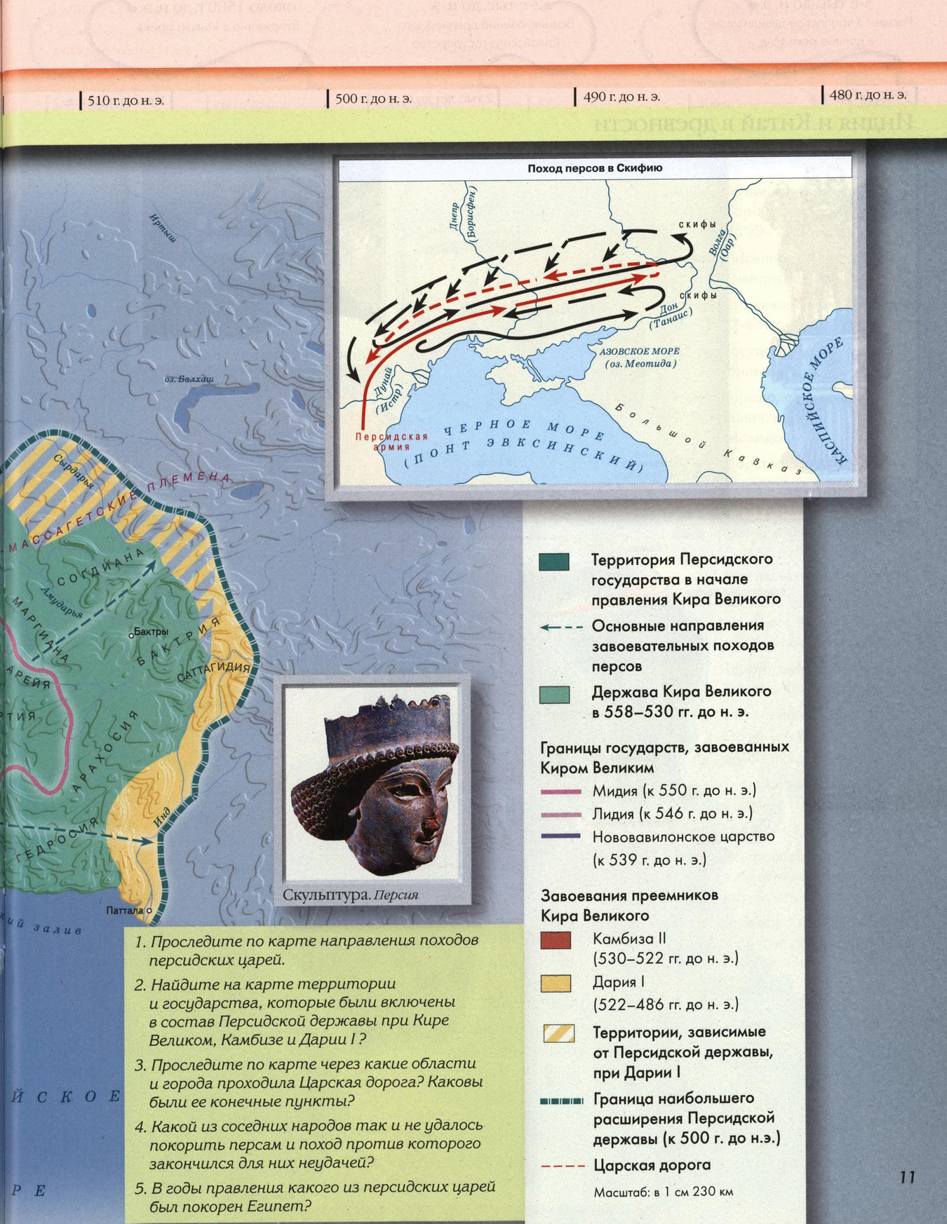 Персидская держава. Поход Персов в Скифию